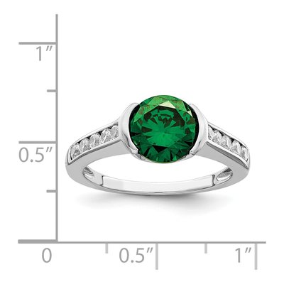 Sterling Silver CZ Bezel Ring – view 5