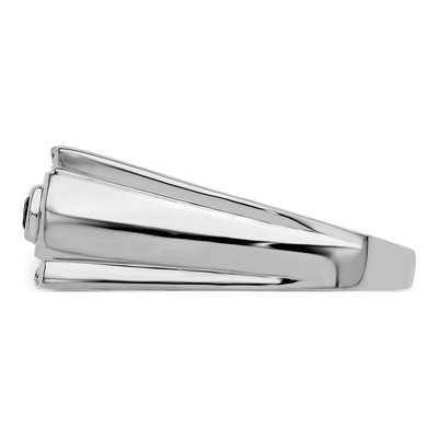 Men's Sterling Silver 1/4 ct tw Diamond Ring – view 4