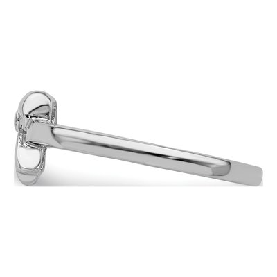 Sterling Silver Girl's Bow Ring – view 4