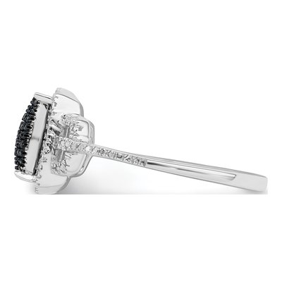 Sterling Silver 1/4 ct tw Diamond Ring – view 3