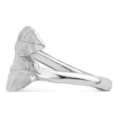Sterling Silver Leaf Ring – view 4
