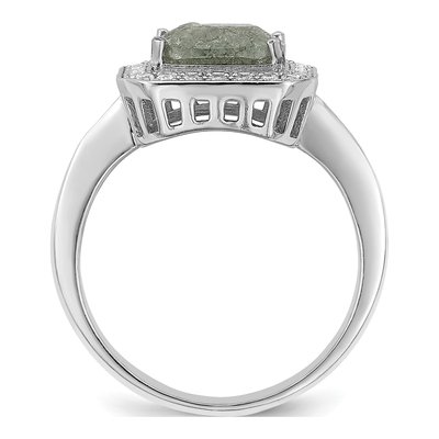 Sterling Silver CZ Ice Ring – view 3