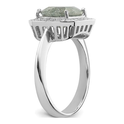 Sterling Silver CZ Ice Ring – view 7