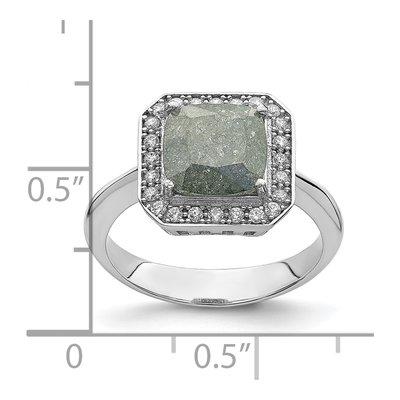 Sterling Silver CZ Ice Ring – view 8