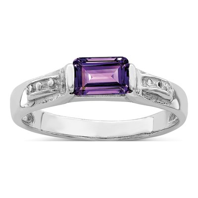 Sterling Silver Amethyst Ring