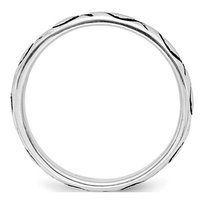 Sterling Silver Ichthus Ring – view 3