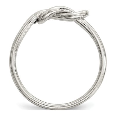 Sterling Silver Love Knot Ring – view 3