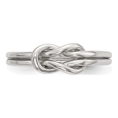 Sterling Silver Love Knot Ring – view 5