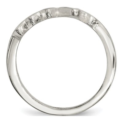 Sterling Silver Heartbeat Ring – view 3