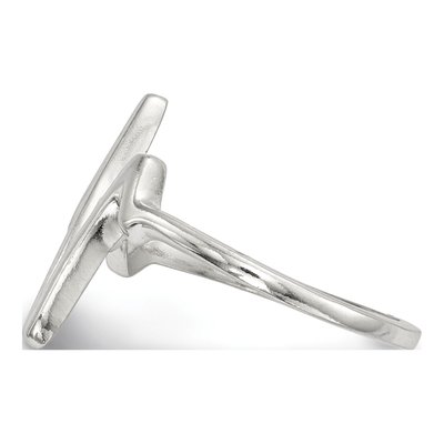 Sterling Silver Heartbeat Ring – view 4