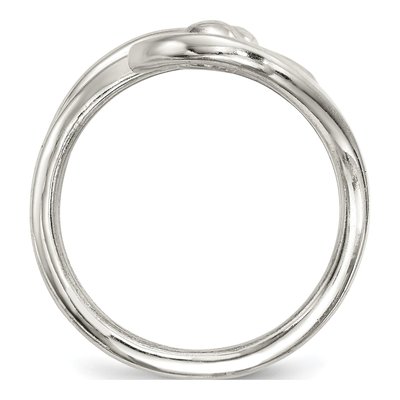 Sterling Silver Fancy Swirl Ring – view 3