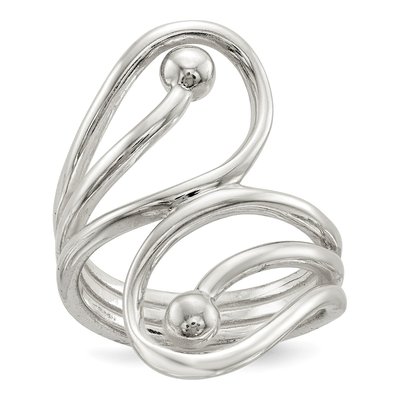Sterling Silver Fancy Swirl Ring