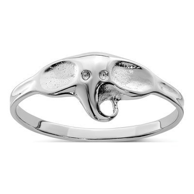 Sterling Silver Elephant Ring