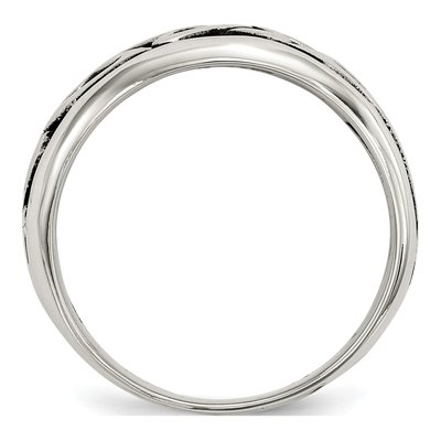 Sterling Silver Oxidized Star Ring – view 2