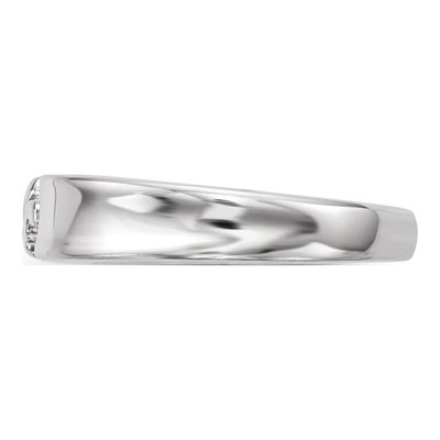 Sterling Silver Fleur de Lis Band – view 3