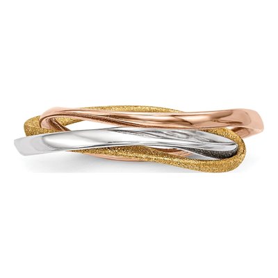 Sterling Silver Intertwined Ring – view 5