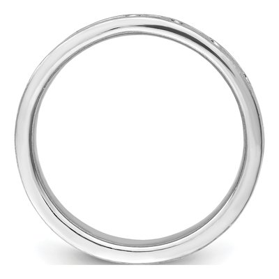 Sterling Silver 6mm Ribbon Band – view 2