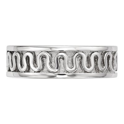 Sterling Silver 6mm Ribbon Band – view 3