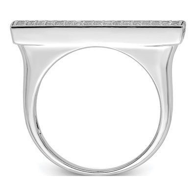 Sterling Silver CZ Ring – view 2