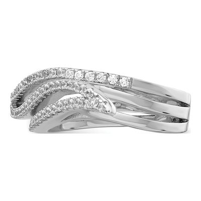 Sterling Silver CZ Pure Fire Ring – view 3