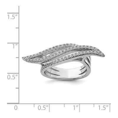 Sterling Silver CZ Pure Fire Ring – view 5