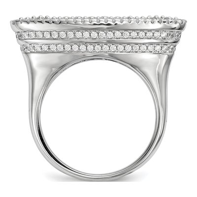 Sterling Silver CZ Pure Fire Ring – view 2
