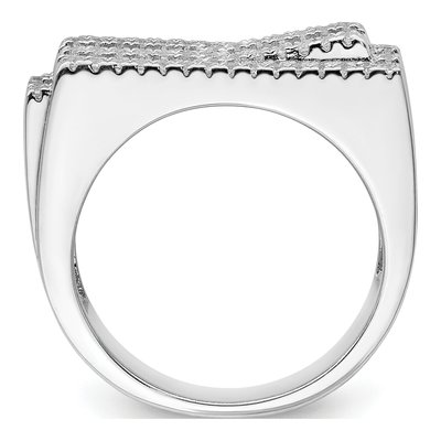 Sterling Silver CZ Pure Fire Ring – view 2
