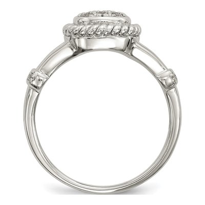 Sterling Silver CZ Ring – view 3