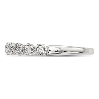 Sterling Silver CZ Anniversary Ring – view 4