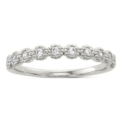 Sterling Silver CZ Anniversary Ring