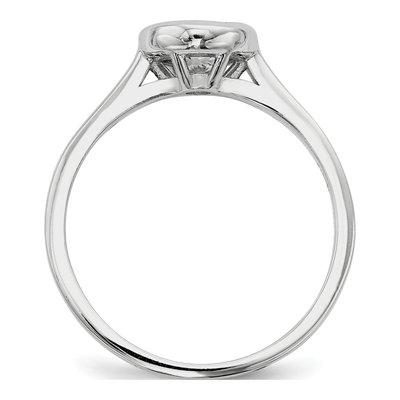 Sterling Silver CZ 3-Ring Stack Set – view 8