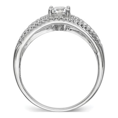 Sterling Silver CZ Ring – view 2
