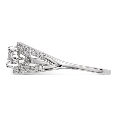 Sterling Silver CZ Ring – view 3