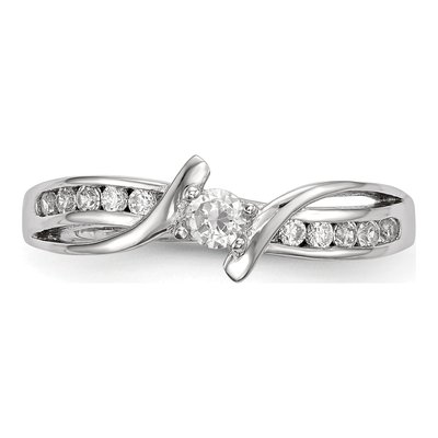 Sterling Silver CZ Ring – view 5