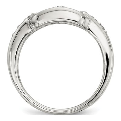 Sterling Silver CZ Ring – view 2