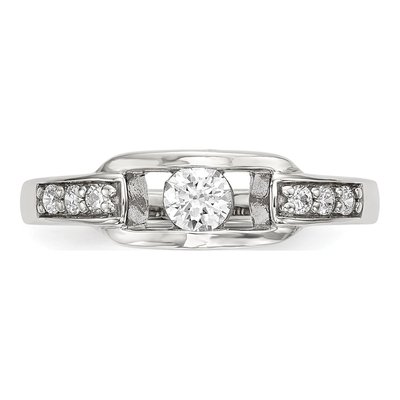 Sterling Silver CZ Ring – view 4