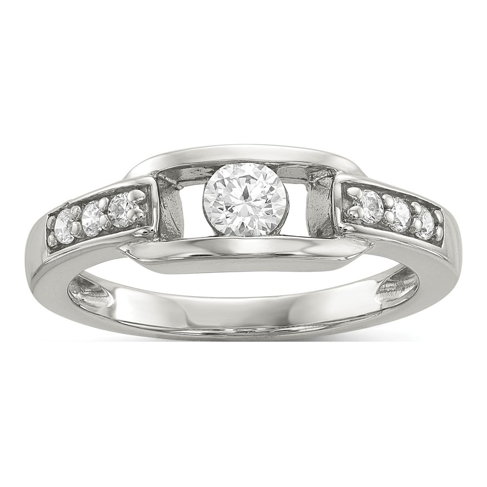 Sterling Silver Cz Ring