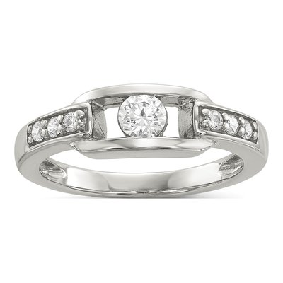 Sterling Silver CZ Ring