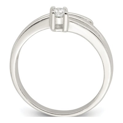 Sterling Silver CZ Ring – view 3