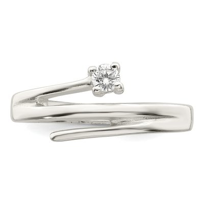 Sterling Silver CZ Ring – view 5