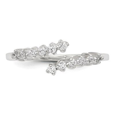 Sterling Silver CZ Ring – view 5