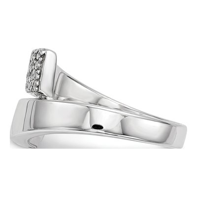 Sterling Silver CZ Cluster Ring – view 4