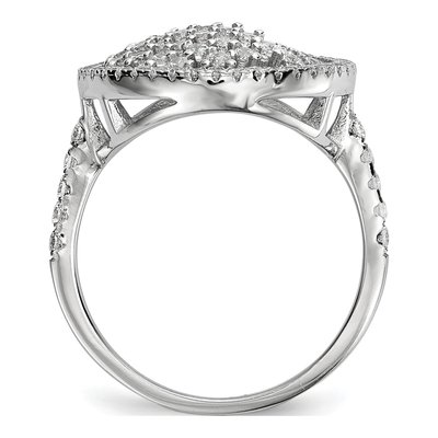 Sterling Silver CZ Pure Fire Ring – view 3