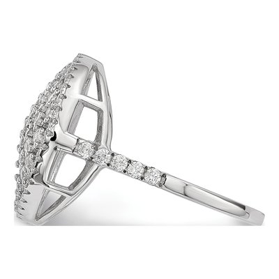 Sterling Silver CZ Pure Fire Ring – view 4