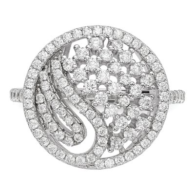 Sterling Silver CZ Pure Fire Ring – view 5