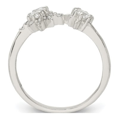 Sterling Silver CZ Stars Ring – view 2