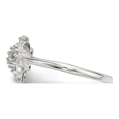 Sterling Silver CZ Stars Ring – view 3