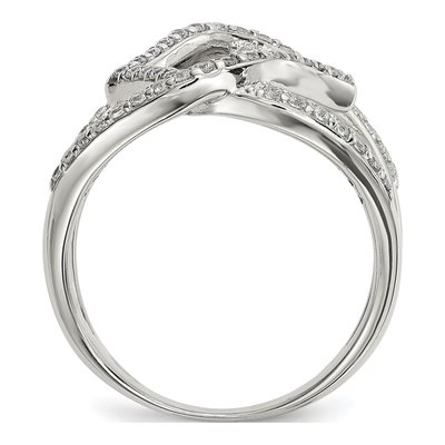 Sterling Silver CZ Ring – view 3
