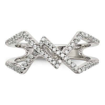 Sterling Silver CZ Fashion Ring – view 4