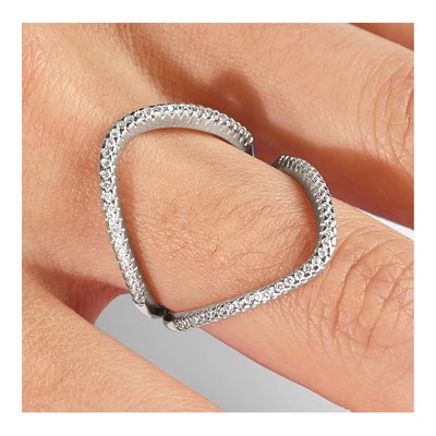 Sterling Silver CZ Ring – view 6